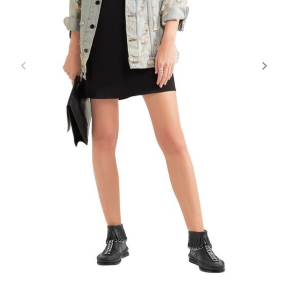 ✨🎉HP🎉✨ ALEXANDER WANG ‘Montana’ Black Leather Moccasin Fringe Boots | 38.5/8.5 - Picture 7 of 15